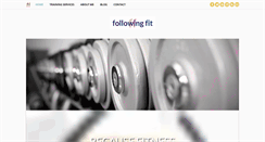 Desktop Screenshot of followingfit.com